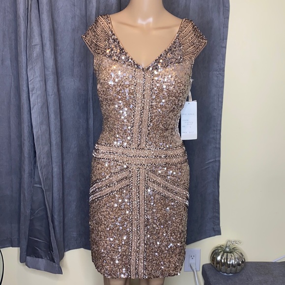 **New‼️** Sequin dress short sleev - Picture 8 of 8